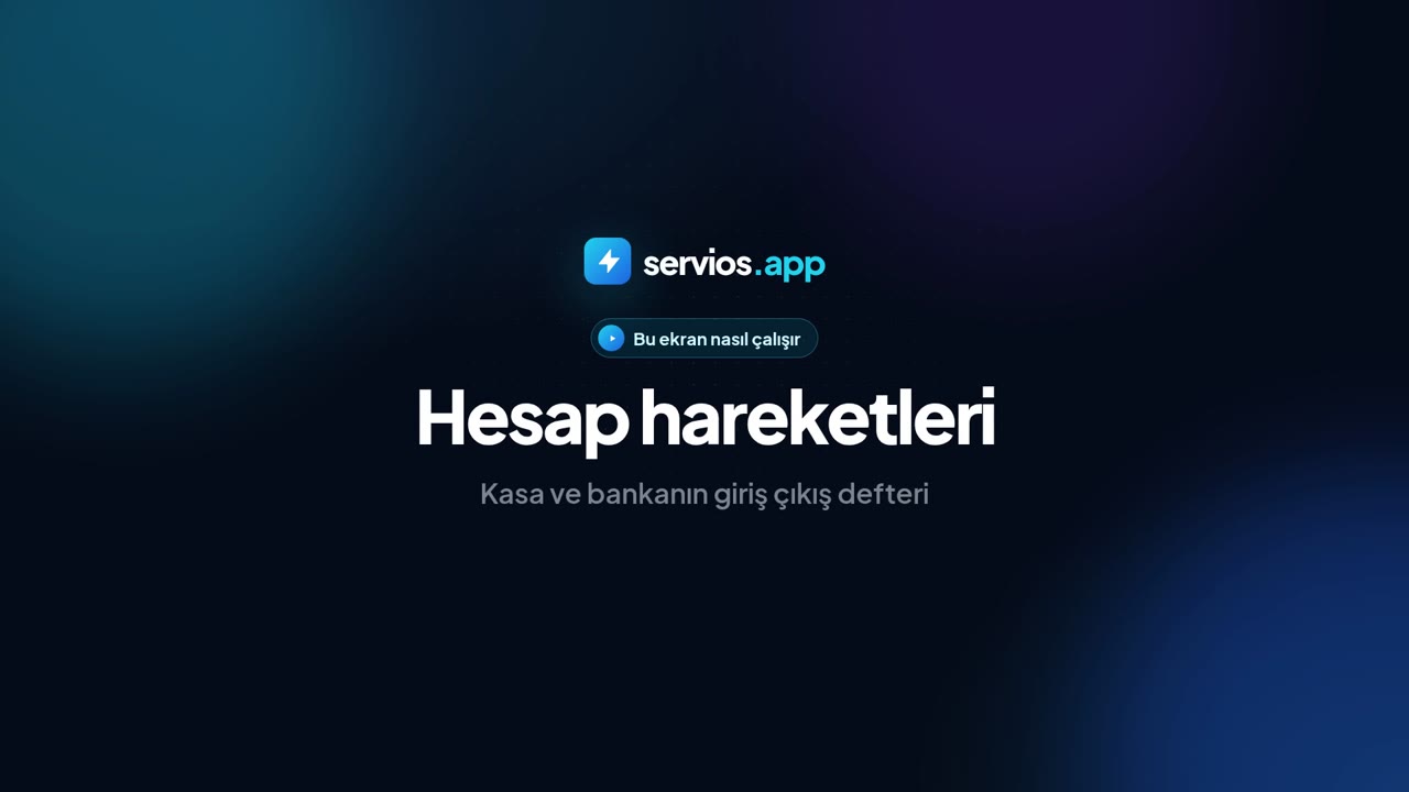 Hesap hareketleri