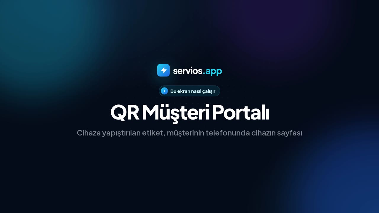 QR Müşteri Portalı