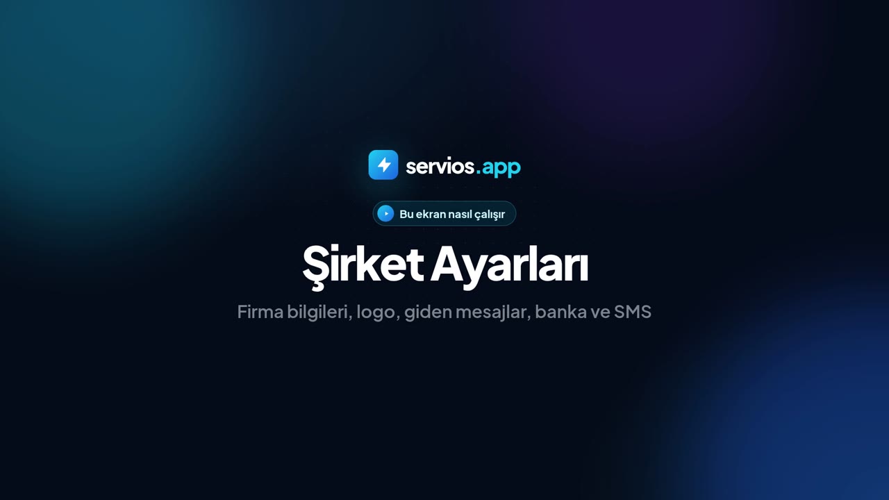 Şirket Ayarları