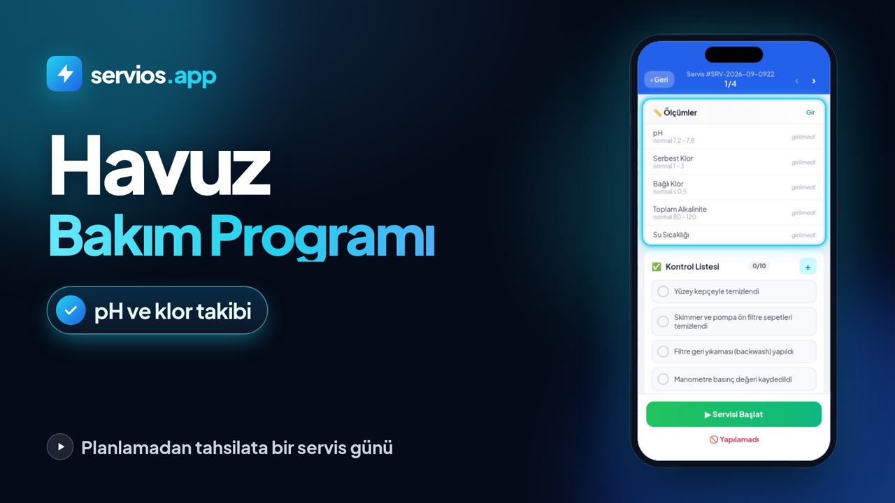 Havuz Bakım Programı
