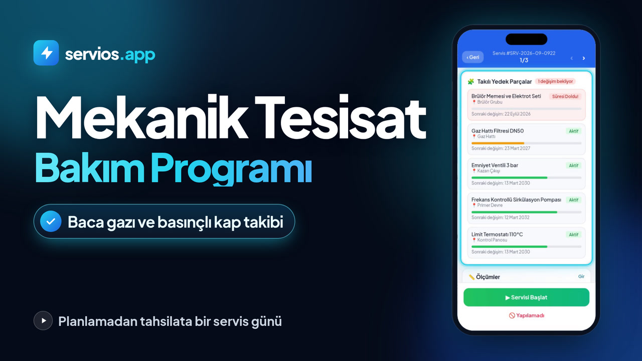 Mekanik Tesisat Bakım Programı